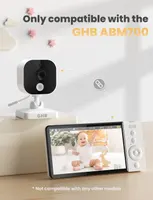 Додаткова камера для відеоняні GHB ABM700 (Тільки камера!), Поворотна — фото 3