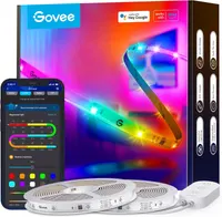 Govee RGBIC Alexa LED Strip Light, 20m Smart WiFi App Control, Alexa and Google Assistant Compatible, Music Sync LED Lights, 2 Rolls of 10M — фото 6