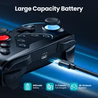 Геймпад беспроводной VOYEE для Nintendo Switch / Lite / OLED ( Pro Controller), Прозрачный — фото 5