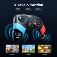 Геймпад бездротовий VOYEE для Nintendo Switch / Lite / OLED ( Pro Controller), Прозорий — фото 6