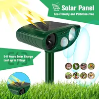 Ультразвуковой отпугиватель котов и животных (Solar), Датчик движения, Вспышка, Уличный — фото 3