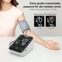 Тонометр автоматичний на плече Vimmk (22-40 см), LED дисплей з підсвічуванням, Пам'ять 2x120 — фото 2