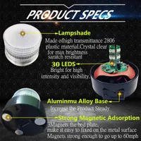 Аварійний LED маячок (Шайба) на магніті, 8 режимів, Для авто/спецтехніки — фото 2