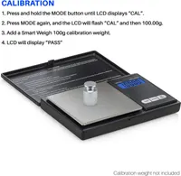 Ваги ювелірні кишенькові Smart Weigh (100г / 0.01г), Високоточні, Чорні — фото 5