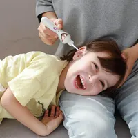 Electric Suction Spoon, Compact Effective Luminous Ear Spoon with LED Light for Adults (Ivory White) — фото 5