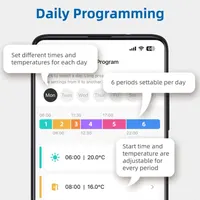 Розумний термостат для газового котла (Wi-Fi / Tuya), На батарейках/USB, Alexa/Google — фото 5