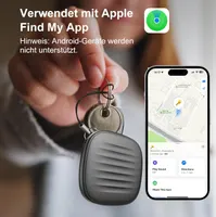 Bluetooth трекер-мітка для пошуку речей (Сумісний з Apple Find My / iOS), Брелок — фото 5