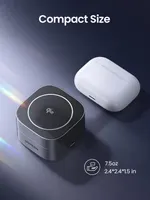 Магнітна зарядна станція UGREEN MagFlow Qi2 2-в-1 (Складна), 15W, Для iPhone/AirPods, Сіра — фото 5