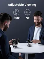 Магнитная зарядная станция UGREEN MagFlow Qi2 2-в-1 (Складная), 15W, Для iPhone/AirPods, Серая — фото 4