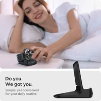 Підставка-докс для Samsung Galaxy Watch 6/5/4/3/Active, Spigen S352 Night Stand, Чорна — фото 2