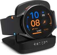 Підставка-докс для Samsung Galaxy Watch 6/5/4/3/Active, Spigen S352 Night Stand, Чорна — фото 6