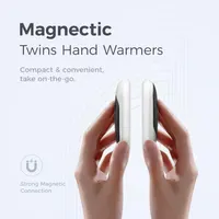OCOOPA Magnetic Rechargeable Hand Warmers 2 Pack, Ultrathin Electric Handwarmers, Portable Pocket-Sized Heater, for Men, Women Purse Must Haves, Union UT3 Lite — фото 6