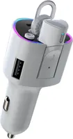 Bluetooth гарнитура для водителя (Моно) с шумоподавлением, 20 часов разговора, Черная — фото 2