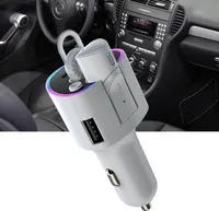 Bluetooth гарнитура для водителя (Моно) с шумоподавлением, 20 часов разговора, Черная — фото 6