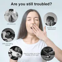 Портативний пристрій для сну та зняття тривоги (Sleep Aid), Мікроструми, Біле — фото 5