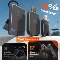 Бездротовий адаптер CarPlay Cleviton (Для авто з дротовим CarPlay), 2025 Версія, Чорний — фото 7