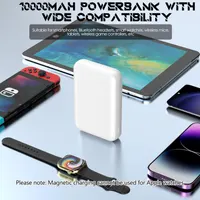 Магнитный Power Bank ISIX 10000mAh (MagSafe), PD 20W + QC 22.5W, Белый — фото 4