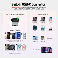 Міні Power Bank iWALK LinkPod USB-C (4800mAh), 20W PD, Для iPhone 15/Android, Чорний — фото 7