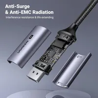 Кабель UGREEN USB-C to DisplayPort 1.4 (2 метри), 8K@60Hz / 4K@240Hz, Алюмінієвий — фото 2