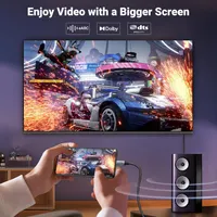 Кабель UGREEN USB-C to DisplayPort 1.4 (2 метри), 8K@60Hz / 4K@240Hz, Алюмінієвий — фото 8