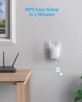 Підсилювач Wi-Fi сигналу (Репітер) BrosTrend AC1200, Dual Band 5GHz+2.4GHz, Ethernet — фото 2