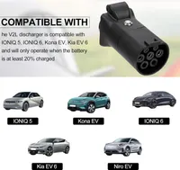 Адаптер V2L Type 2 to Schuko 3.5kW для електромобілів (Kia/Hyundai/MG), Розрядка авто — фото 2