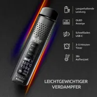 Портативний вапорайзер для сухих трав KräuterKönig K1 (Конвекційний), OLED, 220°C — фото 3