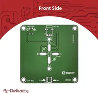 Радіоконструктор "3D Ялинка" для паяння (DIY Kit), 7 кольорів LED, Навчальний набір — фото 2