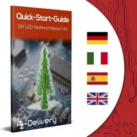 Радіоконструктор "3D Ялинка" для паяння (DIY Kit), 7 кольорів LED, Навчальний набір — фото 6