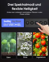 Фітолампа для рослин LED 100W (Повний спектр), Таймер, Димована, Для гроубоксу — фото 6