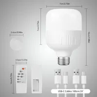 Aipsun 5500 mAh Wireless Battery Wall Light with Remote Control, 2 Pieces Rechargeable Wall Light, Dimmable, Wall Lamp Battery for Living Room with Bulb, Battery Wall Lights Indoor with Fabric Shade — фото 4