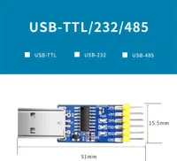 Конвертер USB-UART 3-в-1 (TTL / RS232 / RS485), Чіп CH340, Для Arduino/PLC — фото 6