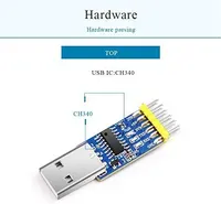 Конвертер USB-UART 3-в-1 (TTL / RS232 / RS485), Чип CH340, Для Arduino/PLC — фото 3