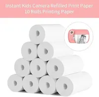 Double Dragon 720 Pcs Thermal Paper Rolls (10 Rolls, 72 Pcs/Roll) 57x25mm | BPA-Free Instant Print Paper | for Kids Instant Cameras, Mini Thermal Printers, PDQ & Card Machines | No Ink Needed — фото 2