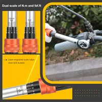 Динамометричний ключ велосипедний ATsafepro 1/4" (5-25 Нм), Набір з бітами, Клацаючий — фото 3