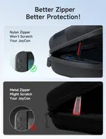 Захисний кейс JSAUX для Nintendo Switch 2 (2025), Жорсткий чохол, 20 картриджів, Чорний — фото 2