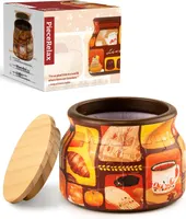 3D Пазл-ваза PieceRelax "Jar" (64 детали), Пластик, С деревянной крышкой, Органайзер — фото 5