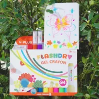 Фарби-олівці для малюків YPLUS (Paint Sticks) 6 кольорів, Швидковисихаючі, Змиваються — фото 4