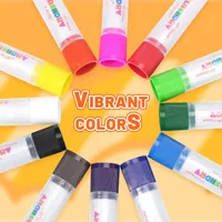 Фарби-олівці для малюків YPLUS (Paint Sticks) 6 кольорів, Швидковисихаючі, Змиваються — фото 5