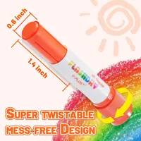 Краски-карандаши для малышей YPLUS (Paint Sticks) 6 цветов, Быстросохнущие, Смываемые — фото 2
