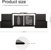 Аккумулятор для MacBook Pro 16″ 2019 (A2141), модель A2113, 8700 mAh, BLESYS — фото 2