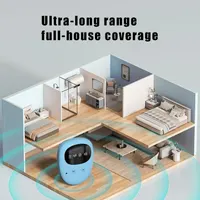 FENCY Wireless Bedwetting Alarm for Boys and Girls, USB Rechargeable, Pee Alarm, Bule — фото 8