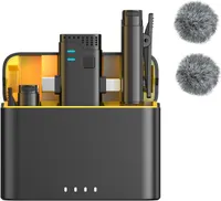 Бездротовий петличний мікрофон 2-в-1 для смартфона (iPhone/Android/Type-C), З кейсом — фото 2