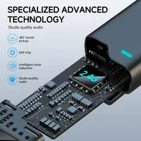 Бездротовий петличний мікрофон 2-в-1 для смартфона (iPhone/Android/Type-C), З кейсом — фото 7