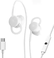 Проводные наушники Google USB-C Earbuds (Оригинал/OEM), Пульт ДУ, Белые — фото 3
