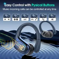 AI Language Translation Earbuds, Real-Time Bluetooth 5.4 Translator Earbuds with App, 3-in-1 Ear Buds, Black — фото 2