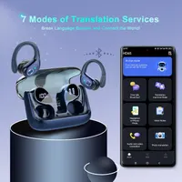 Наушники-переводчики AI Translator Earbuds (144 языка), Bluetooth 5.4, Черные — фото 7