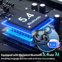 Наушники-переводчики AI Translator Earbuds (144 языка), Bluetooth 5.4, Черные — фото 9