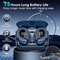 Навушники-перекладачі AI Translator Earbuds (144 мови), Bluetooth 5.4, Чорні — фото 5