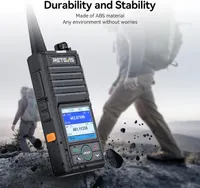 Retevis RB658 Walkie Talkie APP, Two Way Radio 1800mAh, AI Noise Cancelling,1.77inch Screen, Vehicle Driving (2 Pack, Black) — фото 2